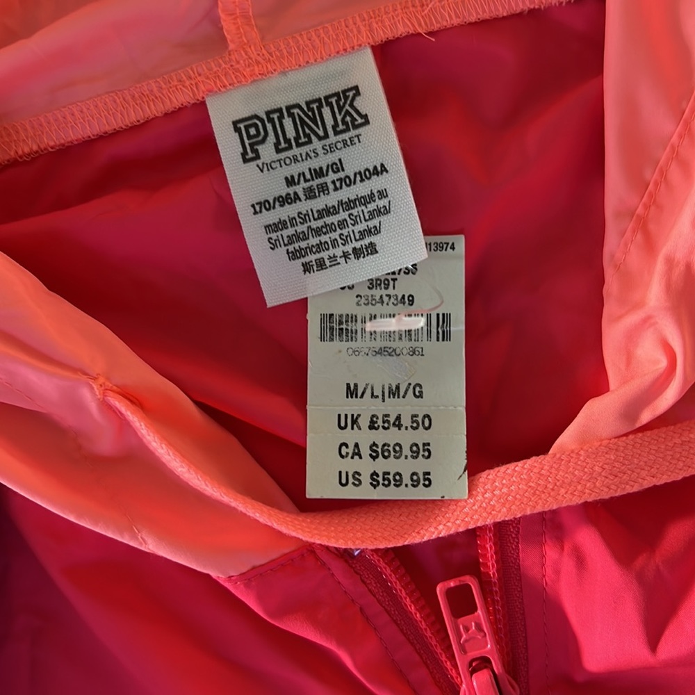 Pink Pullover Wind Breaker - image 3